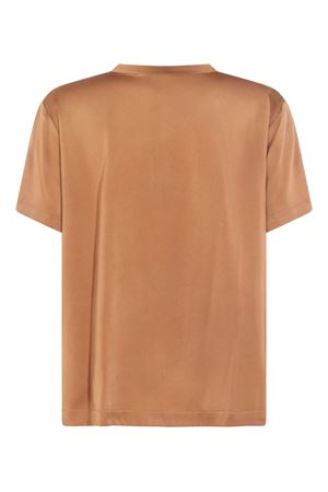 Brown ever satin blouse FABIANA FILIPPI | TPD266F283L7801268